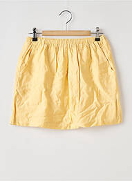 Jupe courte taille élastique jaune SEVEN WONDERS femme