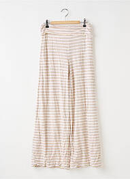 Pantalon large tissage popeline taille normale rose OH POLLY femme