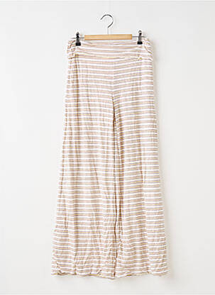Pantalon large tissage popeline taille normale rose OH POLLY femme