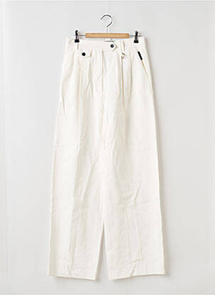 Pantalon large blanc KATERINA KVIT pour femme