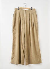 Pantalon large marron BOOHOO pour femme seconde vue