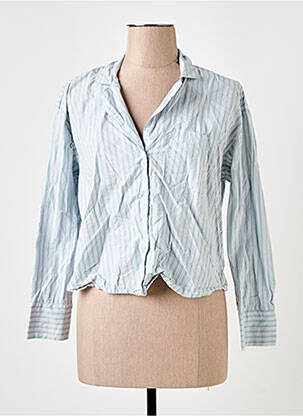 Pyjama coupe cintrée bleu BEING MY MOST BEAUTIFUL SELF femme