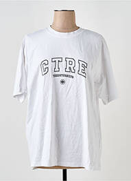 T-shirt coupe droite manches courtes blanc COUTURE homme