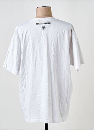 T-shirt coupe droite manches courtes blanc COUTURE homme