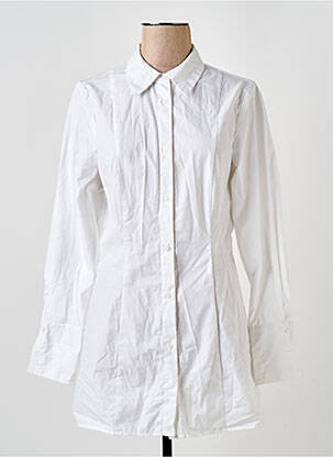 Chemisier coupe cintrée manches longues blanc NA-KD femme