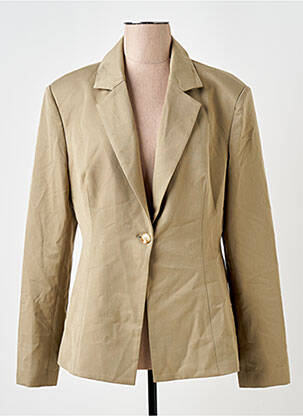 Blazer poignets boutonnés vert BOOHOO femme