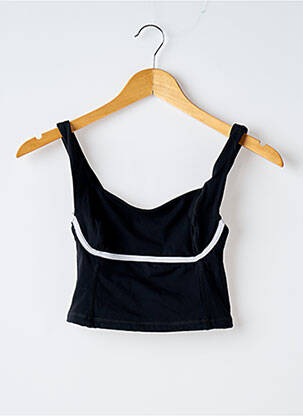 Top stretch sans manche noir MONDAY BODY femme