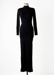 Robe longue noir NA-KD pour femme seconde vue
