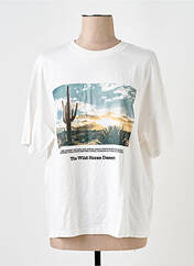 T-shirt blanc BERSHKA pour homme seconde vue