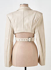 Veste simili cuir beige MISTRESS ROCKS pour femme seconde vue