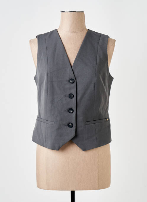 Gilet sans manche gris LOUNGE pour femme