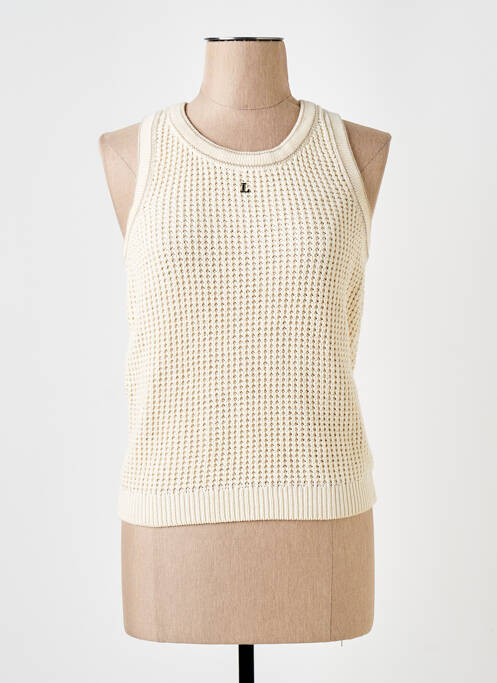 Top beige LOUNGE pour femme
