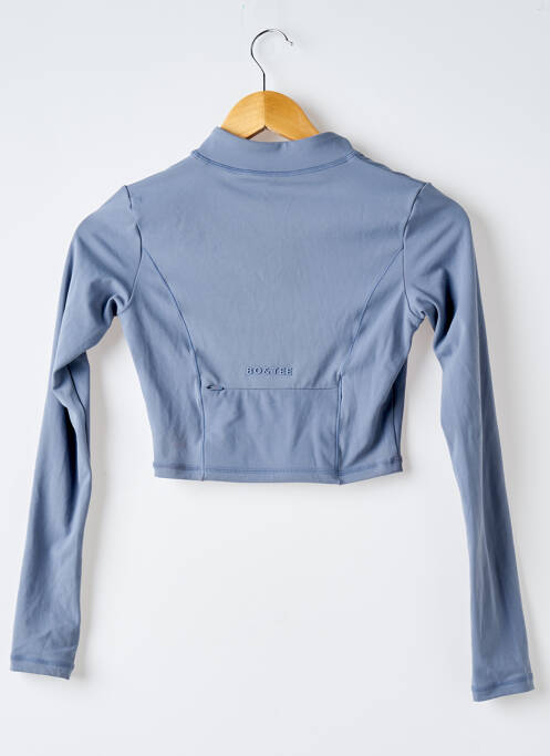 Top bleu BO+TEE pour femme