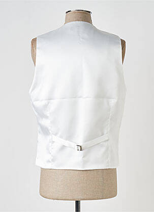 Gilet sans manche effet matière satinée violet GREGE CREATION homme