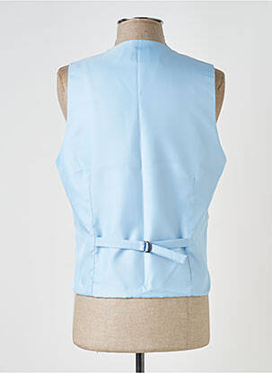 Gilet sans manche coupe cintrée bleu GREGE CREATION homme