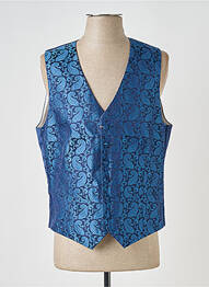 Gilet sans manche coupe cintrée bleu GREGE CREATION homme