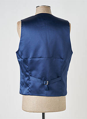 Gilet sans manche coupe cintrée bleu GREGE CREATION homme