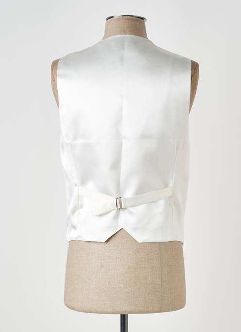 Gilet sans manche blanc JEAN DE SEY pour homme