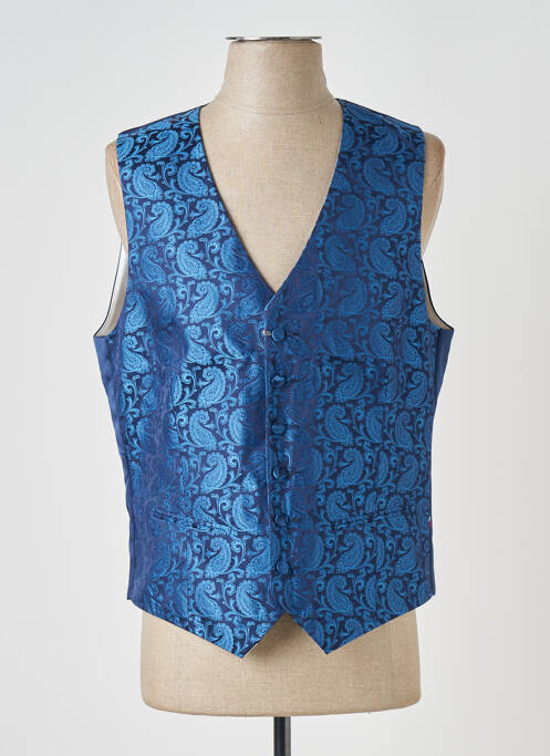 Gilet sans manche bleu GREGE CREATION pour homme