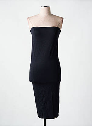 Robe courte sans manche sans manche noir NÜ femme