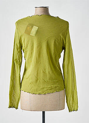 T-shirt manches longues manches longues vert HETEROCLITE femme