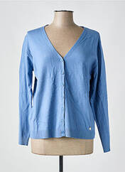 Gilet manches longues bleu LUISA LOIRE pour femme seconde vue