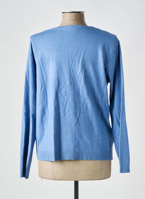 Gilet manches longues bleu LUISA LOIRE pour femme