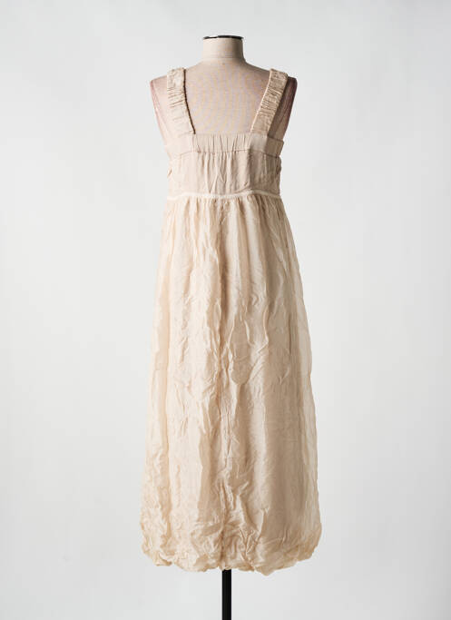 Robe longue beige ELISA CAVALETTI pour femme