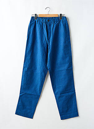 Pantalon large tissage popeline taille normale bleu KENZO homme