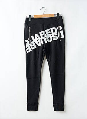 Jogging sérigraphie floquée taille normale noir DSQUARED2 homme