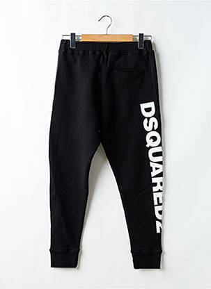 Jogging sérigraphie floquée taille normale noir DSQUARED2 homme