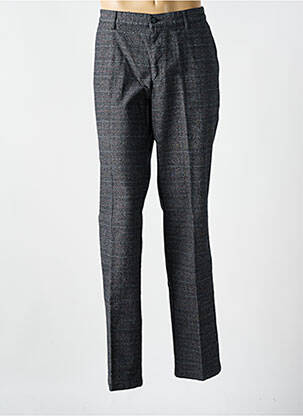Pantalon slim fermeture zippée sous rabat boutonné taille normale gris M.E.N.S homme