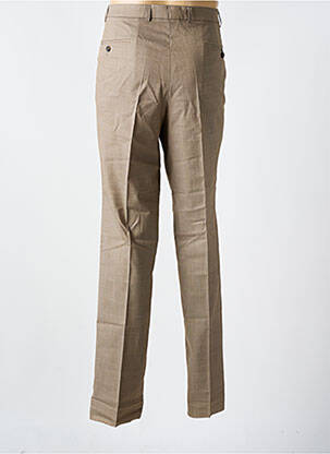 Pantalon slim tissage popeline taille normale beige M.E.N.S homme