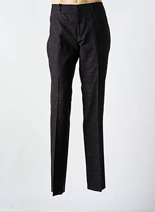 Pantalon slim fermeture zippée sous rabat avec crochet taille normale noir PAUL SMITH homme