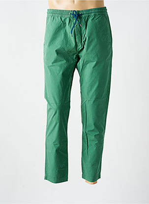 Pantalon slim tissage popeline taille normale vert PAUL SMITH homme