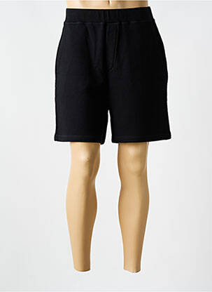 Bermuda taille élastique taille normale noir DSQUARED2 homme