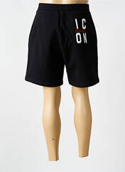 Bermuda noir DSQUARED2 pour homme seconde vue