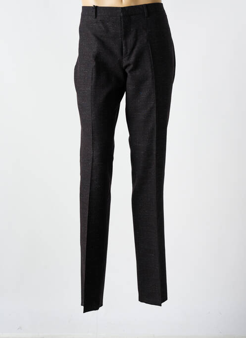 Pantalon slim fermeture zippée sous rabat avec crochet taille normale noir PAUL SMITH homme