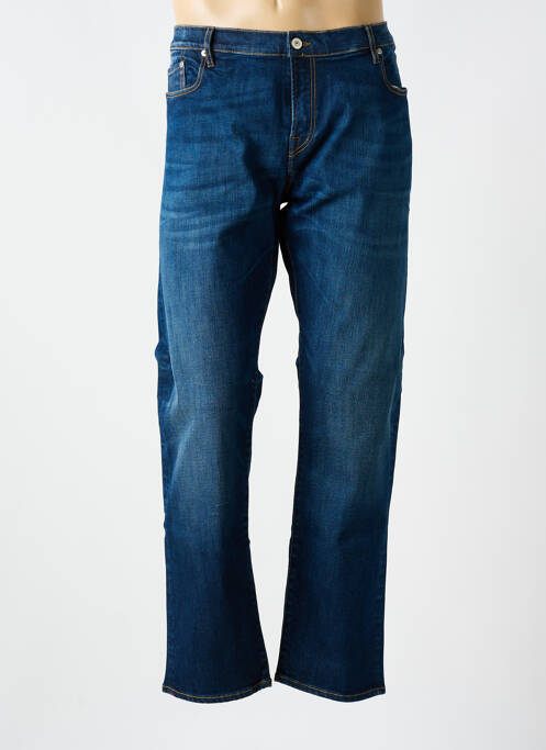 Jeans coupe droite bleu PAUL SMITH pour homme