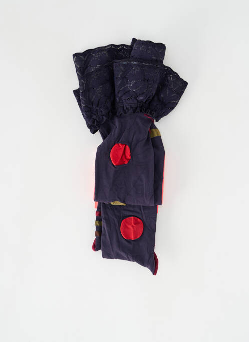 Bas violet BERTHE AUX GRANDS PIEDS pour femme