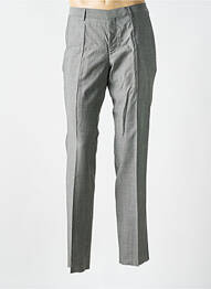 Pantalon slim tissage chiné taille normale gris HUGO BOSS homme