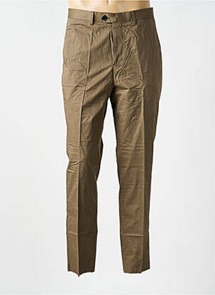 Pantalon slim tissage popeline taille normale vert HUGO BOSS homme