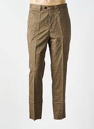 Pantalon slim tissage popeline taille normale vert HUGO BOSS homme
