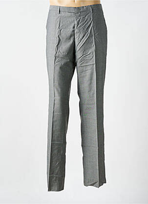 Pantalon slim tissage chiné taille normale gris HUGO BOSS homme