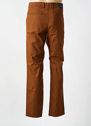 Pantalon chino tissage popeline taille normale marron HUGO BOSS homme