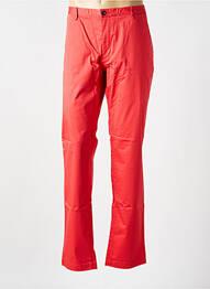 Pantalon chino tissage popeline taille normale rouge HUGO BOSS homme