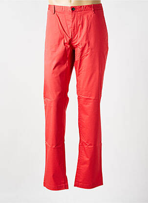 Pantalon chino tissage popeline taille normale rouge HUGO BOSS homme