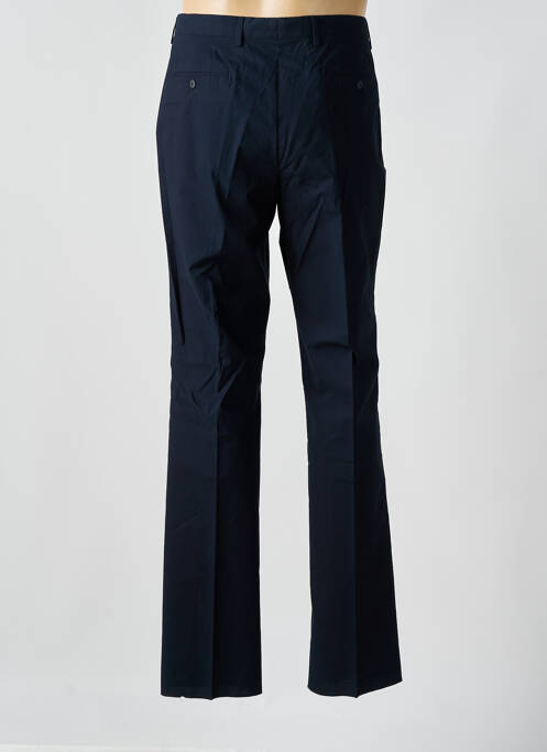 Pantalon chino fermeture zippée sous rabat avec crochet taille normale bleu BURBERRY homme