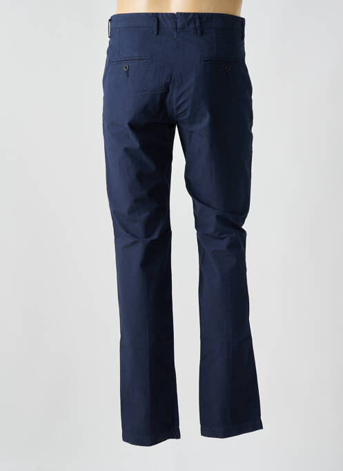 Pantalon chino tissage popeline taille normale bleu HARTFORD homme