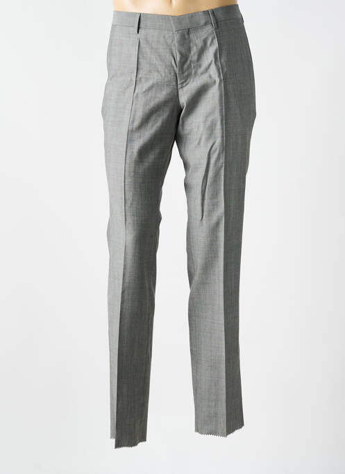 Pantalon slim tissage chiné taille normale gris HUGO BOSS homme